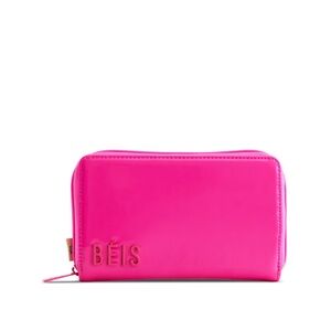 beis barbie pink travel wallet
